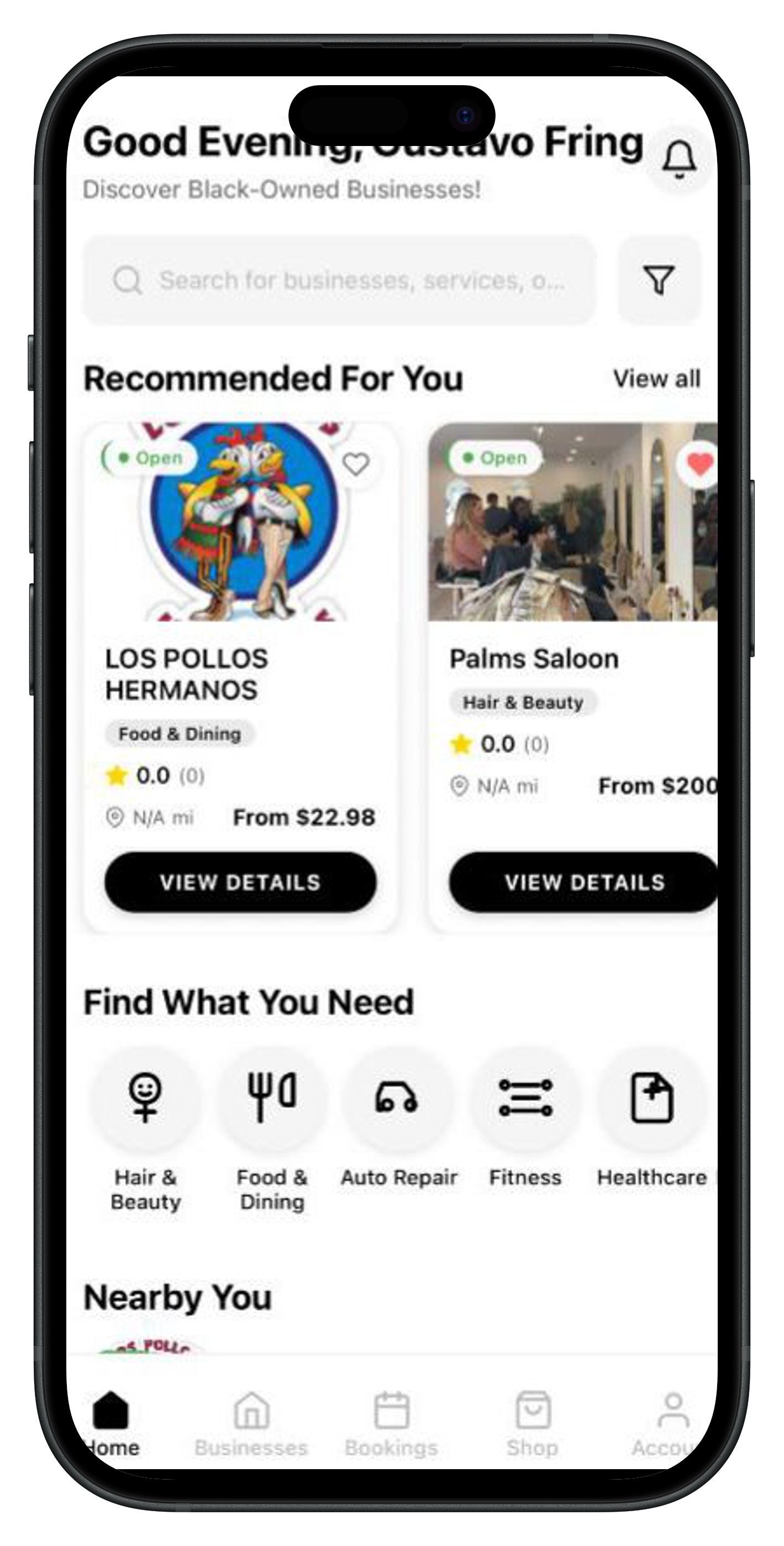 Pro Black mobile app